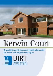 BIRT Kerwin Court - The Disabilities Trust