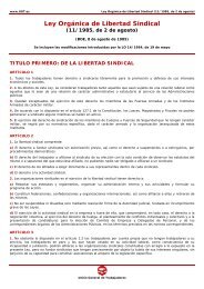 Ley Orgánica de Libertad Sindical - UNED