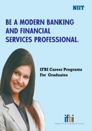 be a modern banking and financial services professional. - IFBI.com