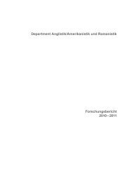 Forschungsbericht 2010 â 2011 Department Anglistik/Amerikanistik ...