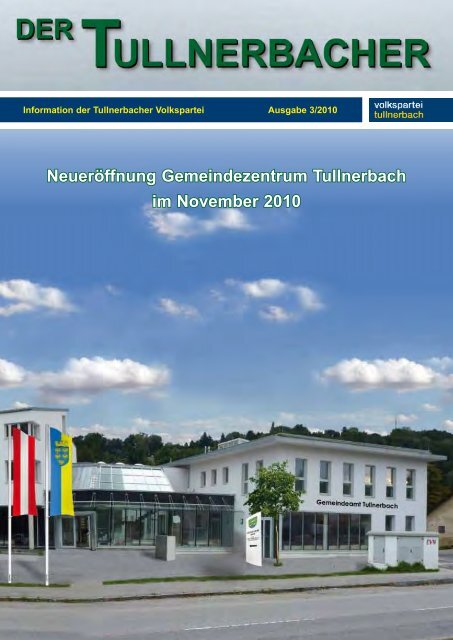 Neueröffnung Gemeindezentrum Tullnerbach im ... - VP Tullnerbach