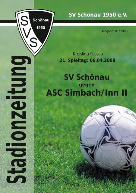 Stadionzeitung - SV Schönau