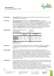 cds-Leitlack AS Technisches Merkblatt Nr. 2929 - cds POLYMERE