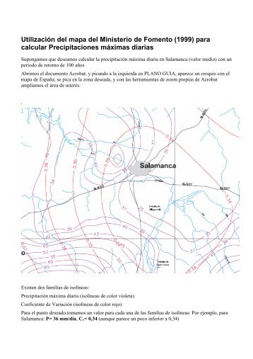 UtilizaciÃ³n del mapa del Ministerio de Fomento (1999) para calcular ...