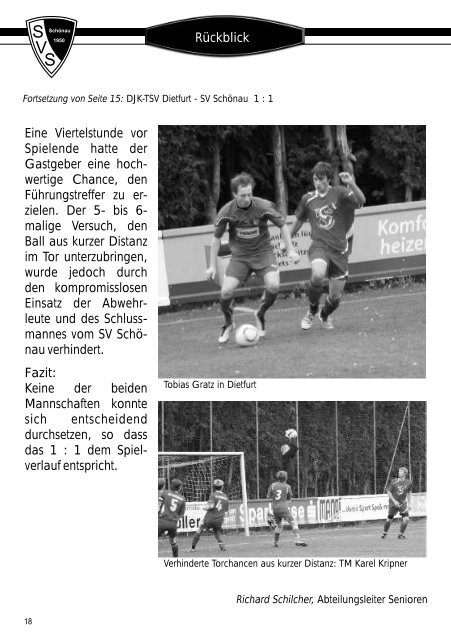 TSV Rotthalmünster - SV Schönau