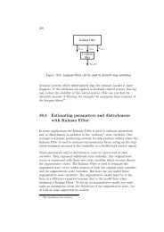 18.5 Estimating parameters and disturbances with Kalman Filter