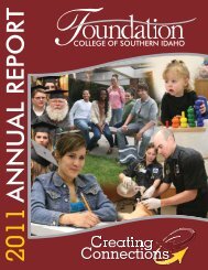 2011 Annual Report.indd - College of Southern Idaho