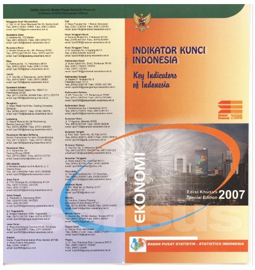 Booklet Indikator Kunci Indonesia - Badan Pusat Statistik