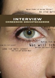 interview chinesische gesichtsdiagnose - Life in Balance Mallorca