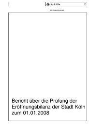 Eröffnungsbilanz der Stadt Köln zum 01.01.2008 - Die Linke ...