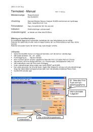 Termotest - Manual