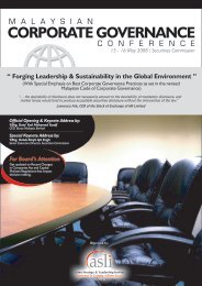 CORPORATE GOVERNANCE - Asian Strategy & Leadership Institute