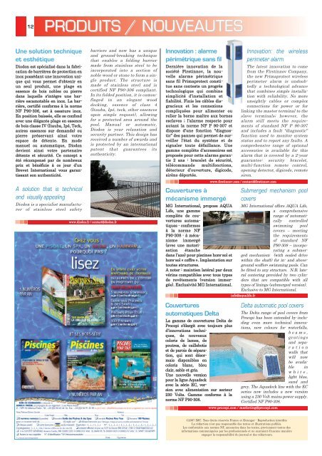 SECURITE-PISCINES.COM N°6 - Eurospapoolnews.com