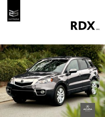 Brochure PDF RDX - Acura