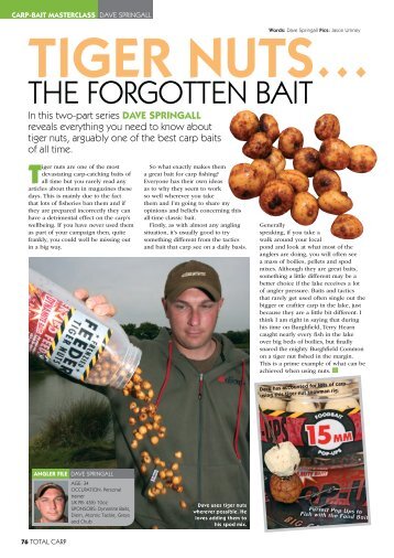 tiger nut feature part 1.pdf - Chub Fishing