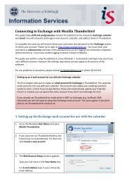 Connecting to Exchange with Mozilla Thunderbird - Docs.is.ed.ac.uk ...