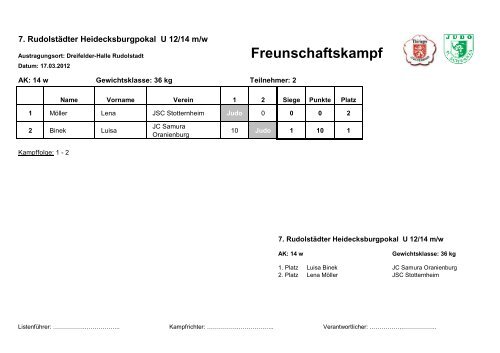 Freunschaftskampf