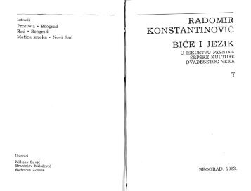 KonstantinoviÄ Radomir; BiÄe i jezik 7