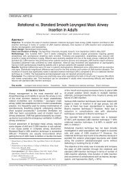 Rotational vs. Standard Smooth Laryngeal Mask Airway Insertion in ...