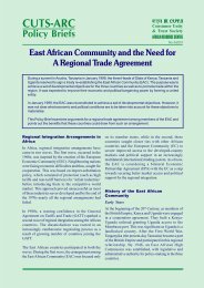 East African Community and the Need for A Regional Trade ...
