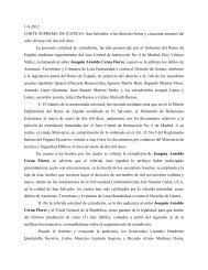 CORTE SUPREMA DE JUSTICIA: San Salvador, a las diecisÃ©is ...