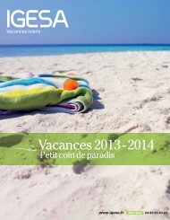 Vacances 2013 - 2014 - IGESA