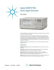 Agilent E8267D PSG Vector Signal Generator