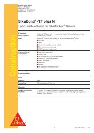 [PDF] SikaBond TF plus N - Sika UK