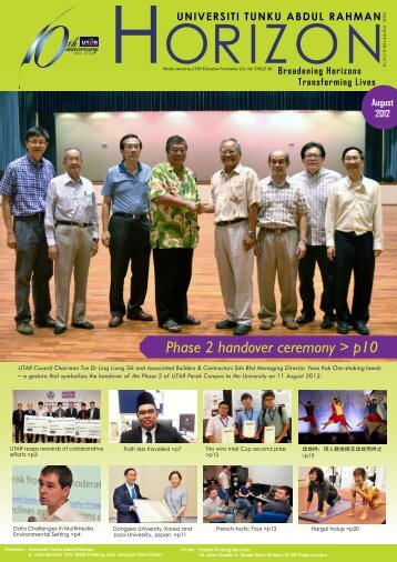 Phase 2 handover ceremony > p10 - Universiti Tunku Abdul Rahman
