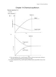 Answers to text book questions chapter 14.