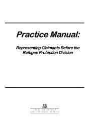 PRACTICE MANUAL - REPRESENTING ... - Legal Aid Ontario