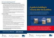 A guide to building in Victoria after the bushfires - Weepa