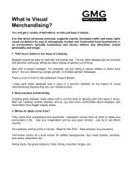 What is Visual Merchandising?