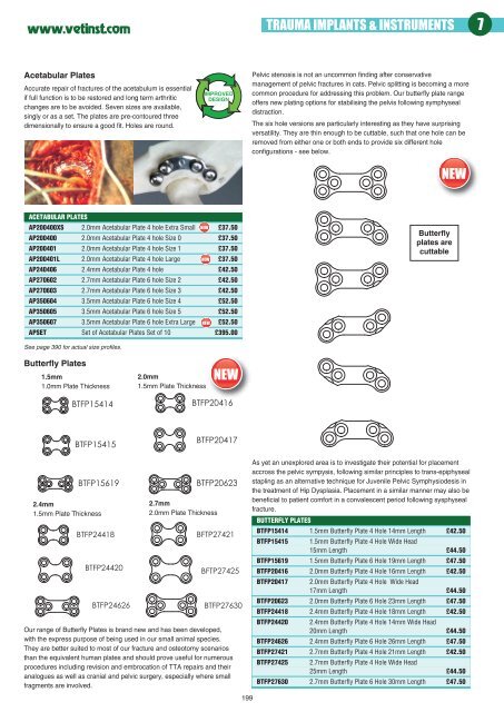 Chapter 7 - Veterinary Instrumentation