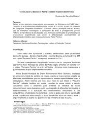 Hiroxima de Carvalho Blasina* Resumo: Relato sobre atividade ...