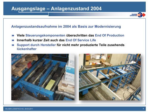 Fachvortrag - Gilgen Logistics AG