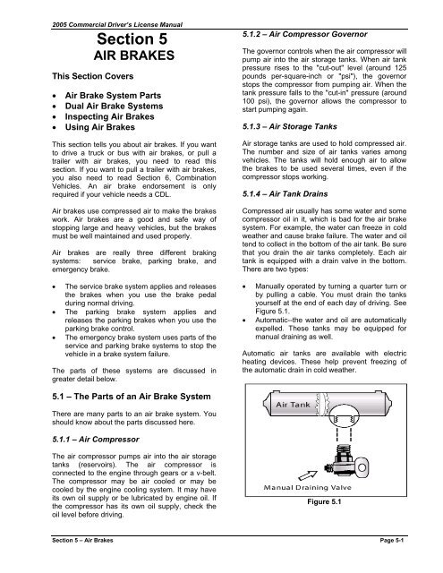 Section 5 AIR BRAKES