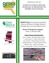 Rapid Pavement Repair Guidance in Response to Hurricane Damage