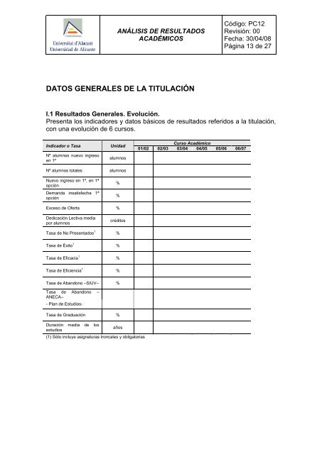 Memoria del MÃ¡ster Oficial en DirecciÃ³n y PlanificaciÃ³n del Turismo