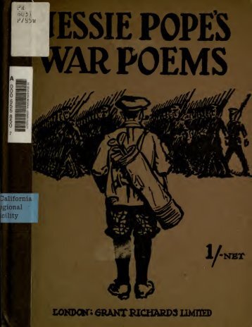 Jessie Pope's war poems - Oswestry School
