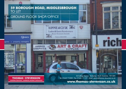 59 BOROUGH ROAD, MIDDLESBROUGH TO ... - Thomas : Stevenson