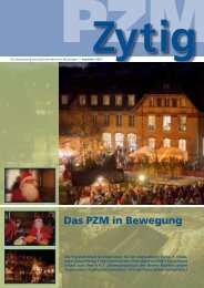 PZM-Zytig Dezember 2013 - Psychiatriezentrum Münsingen