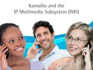 Kamailio and the IP Multimedia Subsystem (IMS)