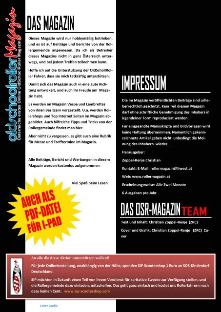 ausgabe als pdf lesen - OldSchoolRollerMagazin