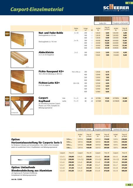 Carports - Scheerer