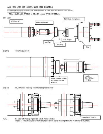 Auto Feed Drills and Tappers Multi Head Mounting - LouZampini.com