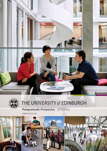 Postgraduate Prospectus - University of Edinburgh