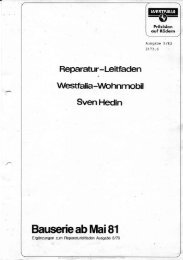 Download 1982 VW LT Westfalia Sven Hedin Repair Manual