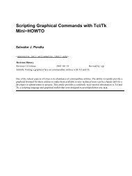 Scripting Graphical Commands with Tcl/Tk Mini-HOWTO - The Linux ...