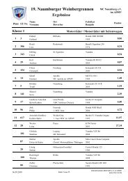 19. Naumburger Weinbergrennen - MSC Naumburg e.V. im ADAC